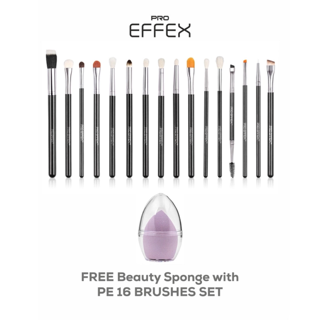 PE- 16 Eye Makeup Brush Set