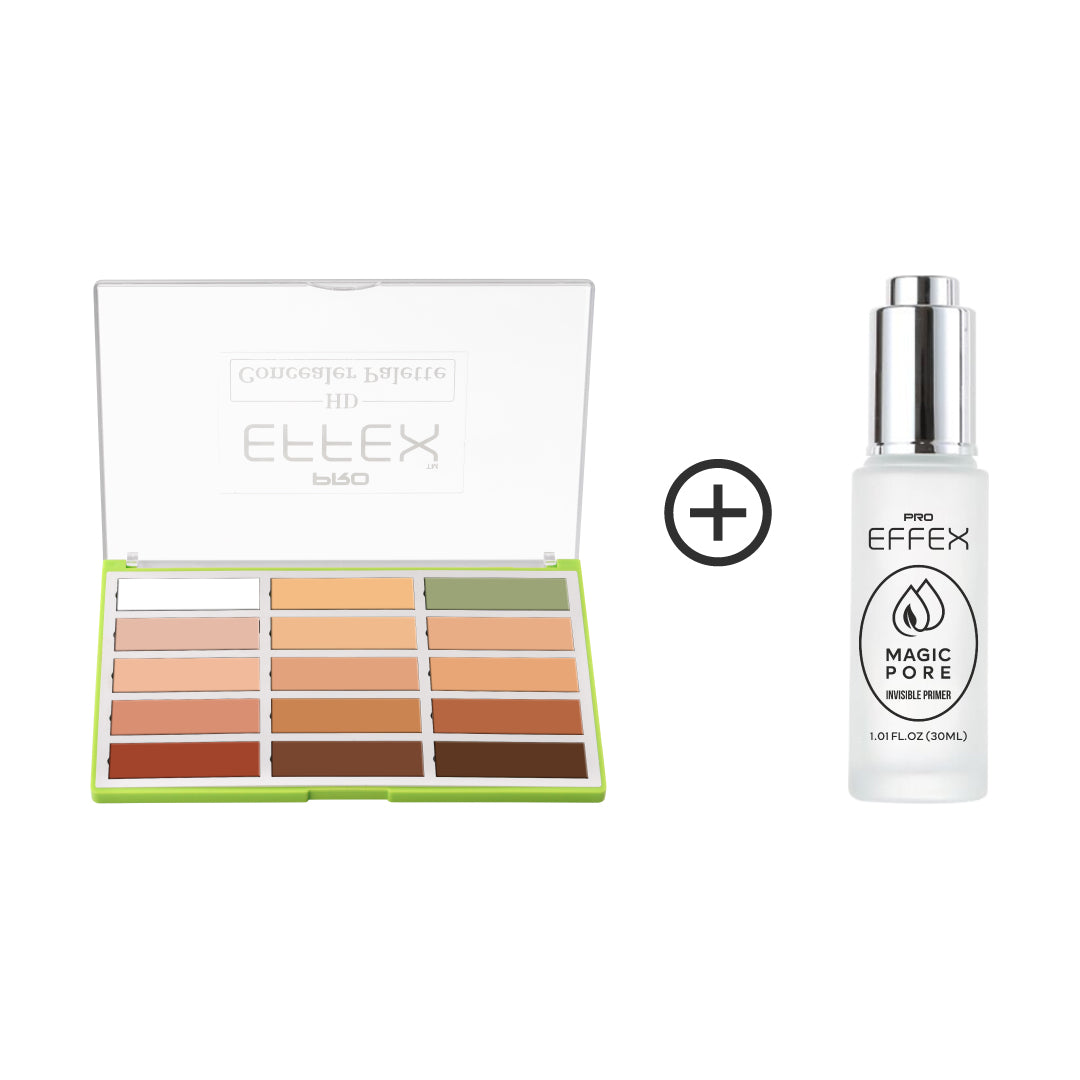 Flawless Finish Duo: HD Concealer Palette + Magic Pore Primer