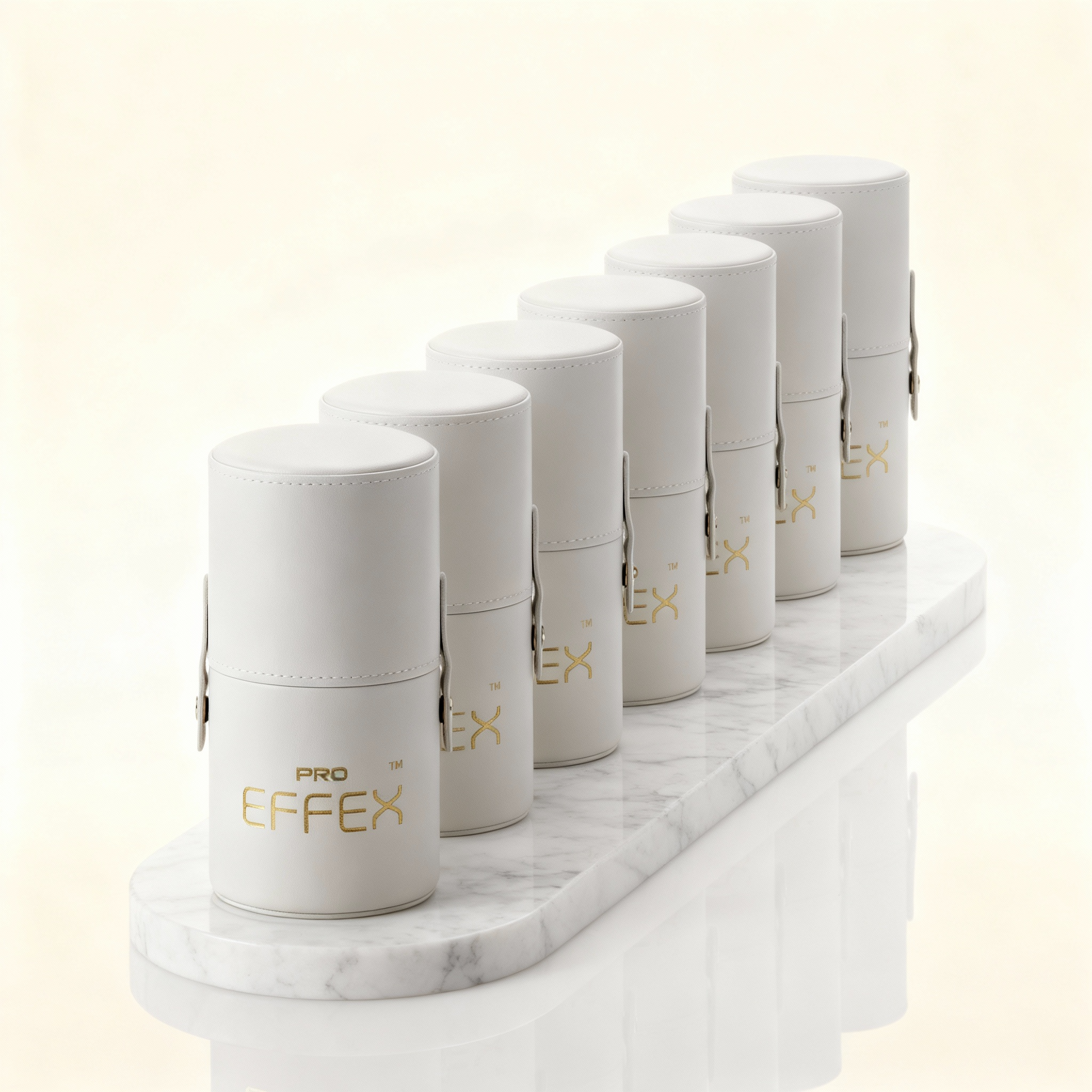 Pro Effex Brush Holder – Crystal White