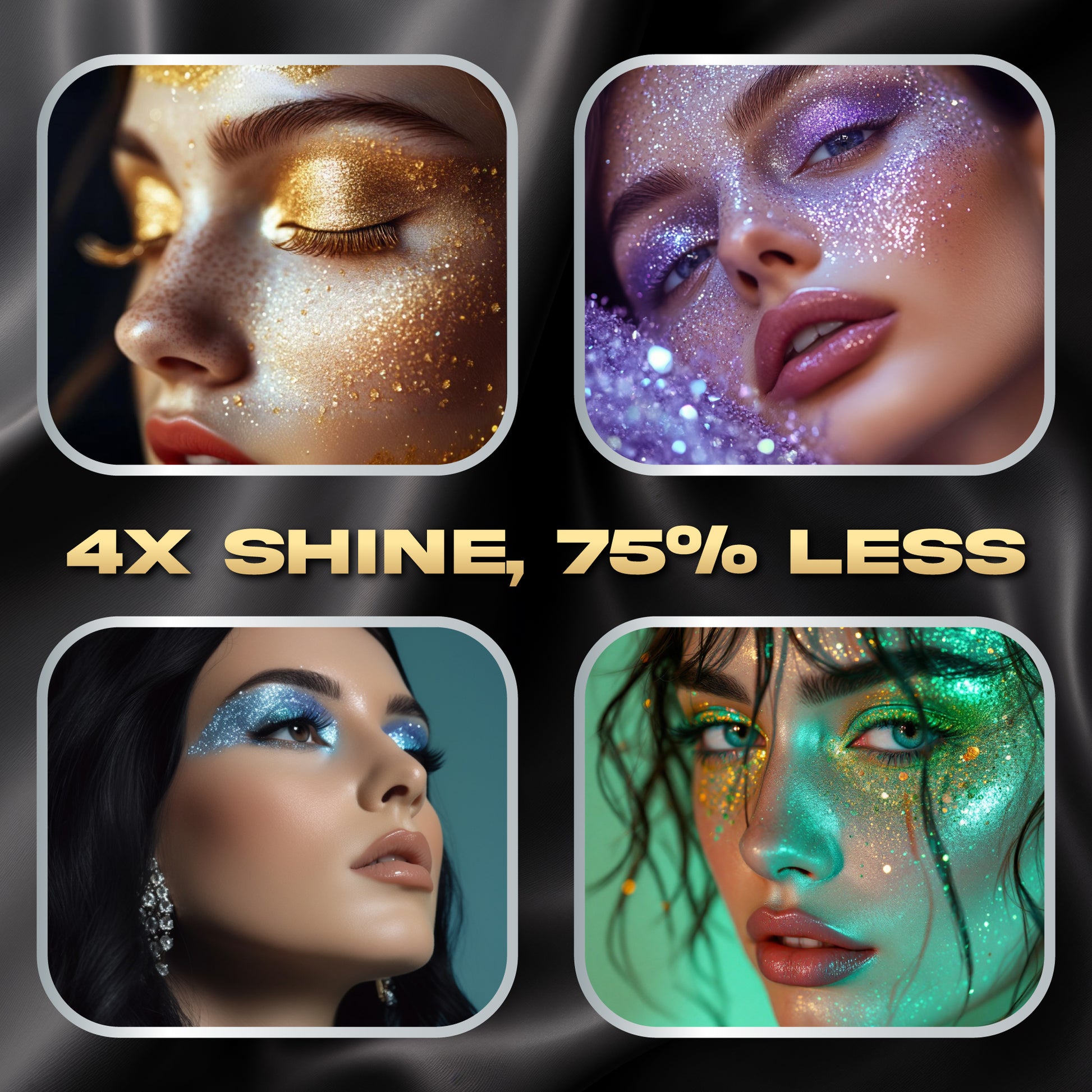 Pack of 4 ( Northern Light, Aquarius, Wishlist, Golden )